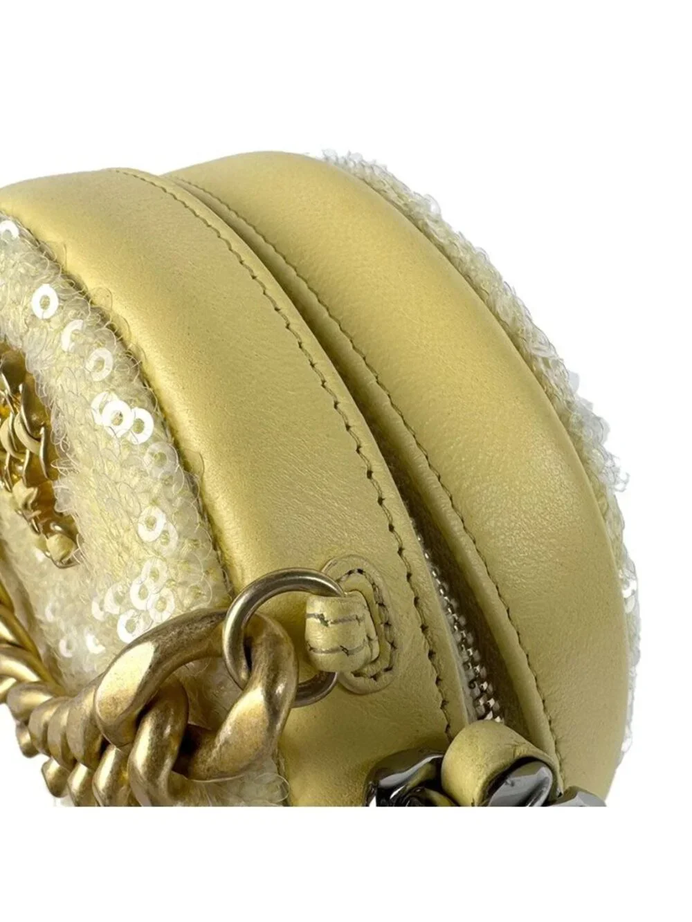 Chanel Shoulder Bag Yellow - Picture 7 of 10